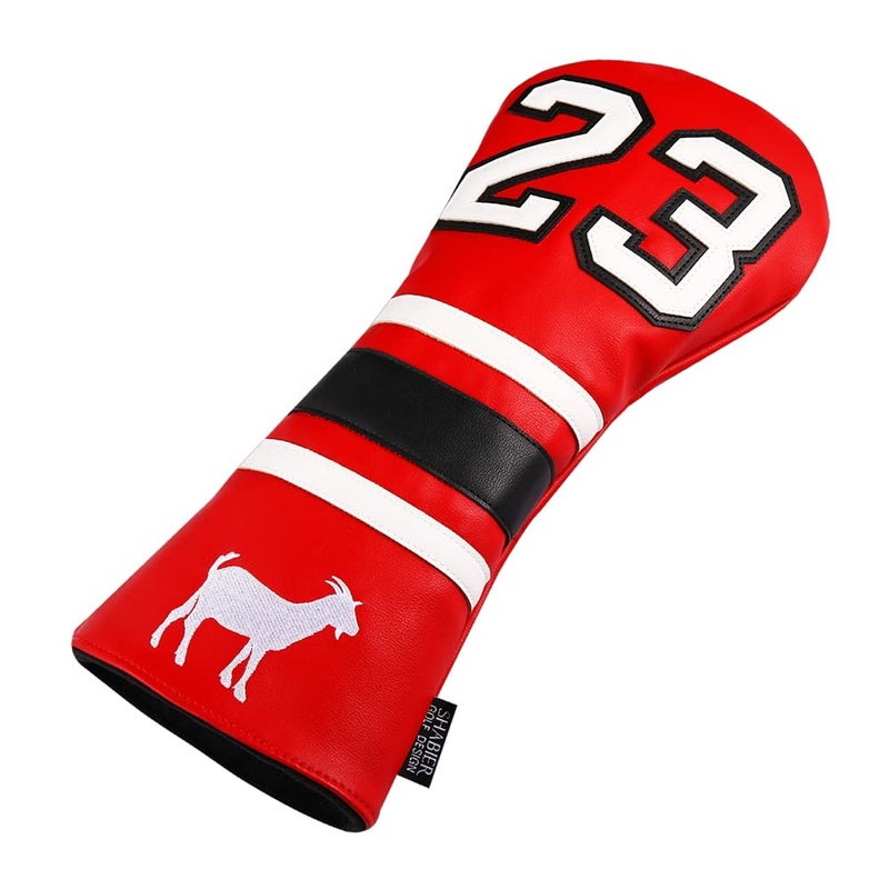 SHABIER Golf Sports Style Golf Wood Club Headcover Driver Cover for Taylormade M5 M6 Driver (Red 23 Driver Cover) - Image 3
